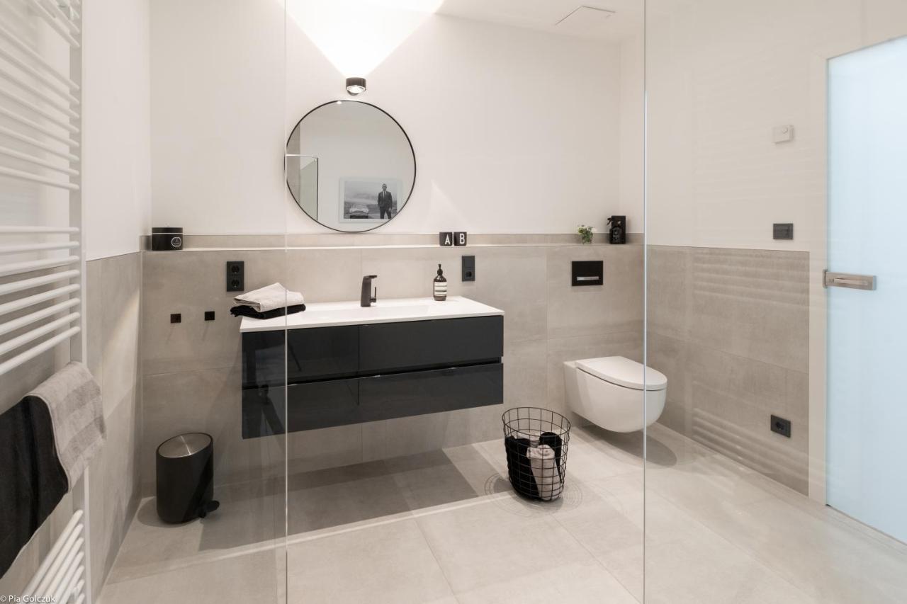 Loft17 Neu Luxus-Loft Design Klima 2-4 Personen Apartment ทราเบิน-ทราร์บาค ภายนอก รูปภาพ
