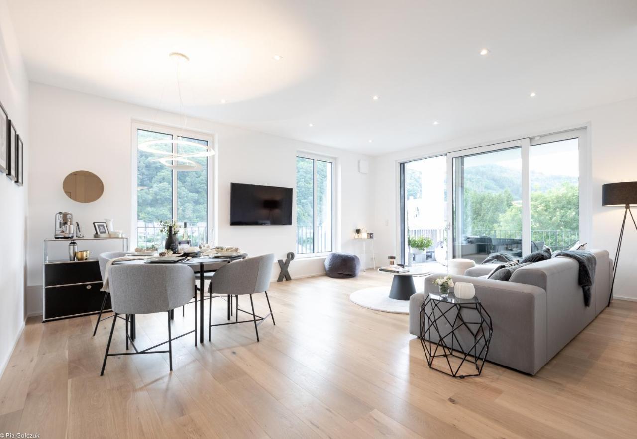 Loft17 Neu Luxus-Loft Design Klima 2-4 Personen Apartment ทราเบิน-ทราร์บาค ภายนอก รูปภาพ